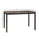 preview thumbnail 15 of 14, Darcy Faux Marble Top Black Metal 5-piece Casual Dining Set by iNSPIRE Q Bold
