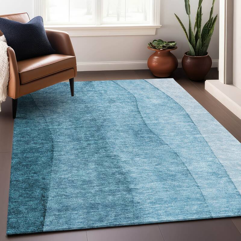 Premium Washable Super Soft Chunky Ombre Mayfield Rug