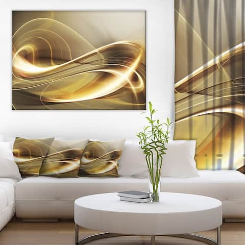Designart - Elegant Modern Sofa - Abstract Digital Canvas Print