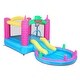 preview thumbnail 2 of 13, Inflatable Bounce House, Climbing Wall, Large Jumping Area, Ideal Kids Jumper - One Size