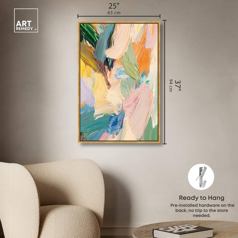 Chromatic Surge I Canvas by Art Remedy