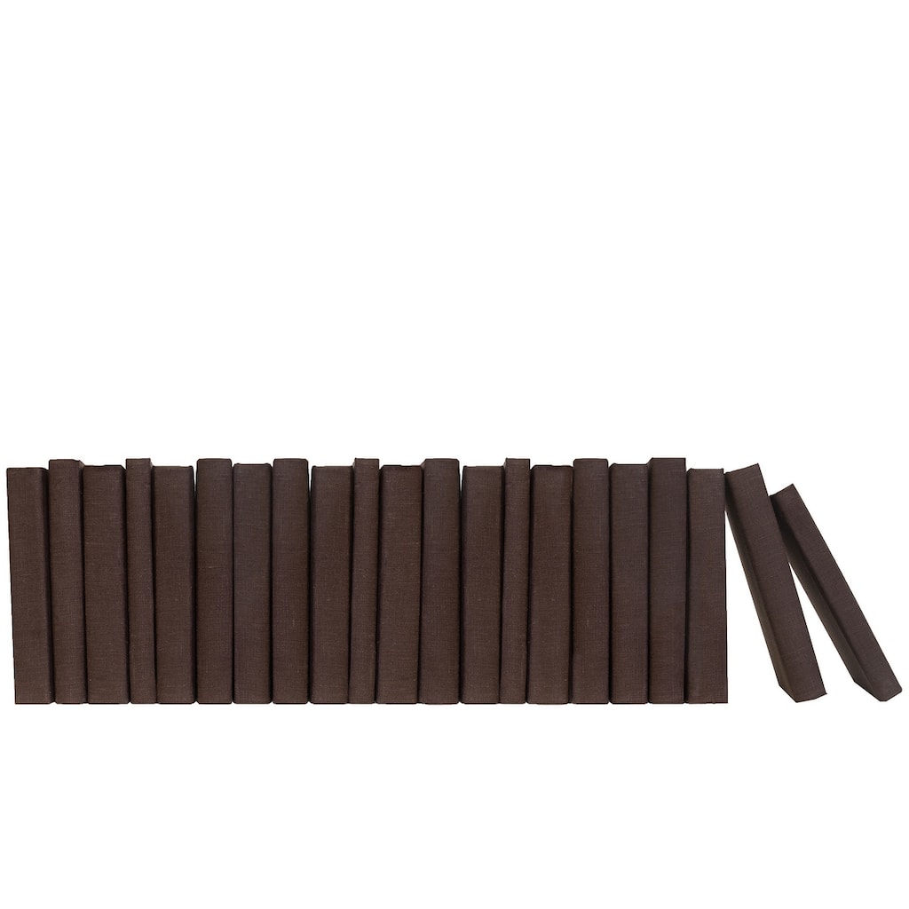 Books Brown Decorative Accessories: Coffee Linen Color By The Foot