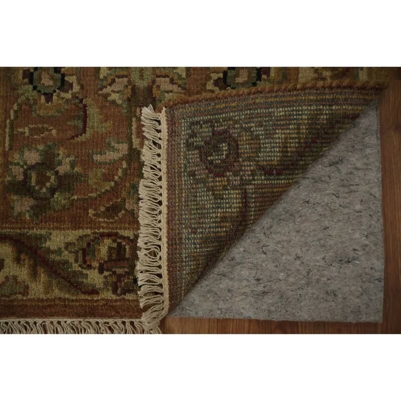 Hand Knotted Oriental 100% Wool Carpet Traditional All-Over Pink Agra Area Rug - 4' 0'' X 2' 6''