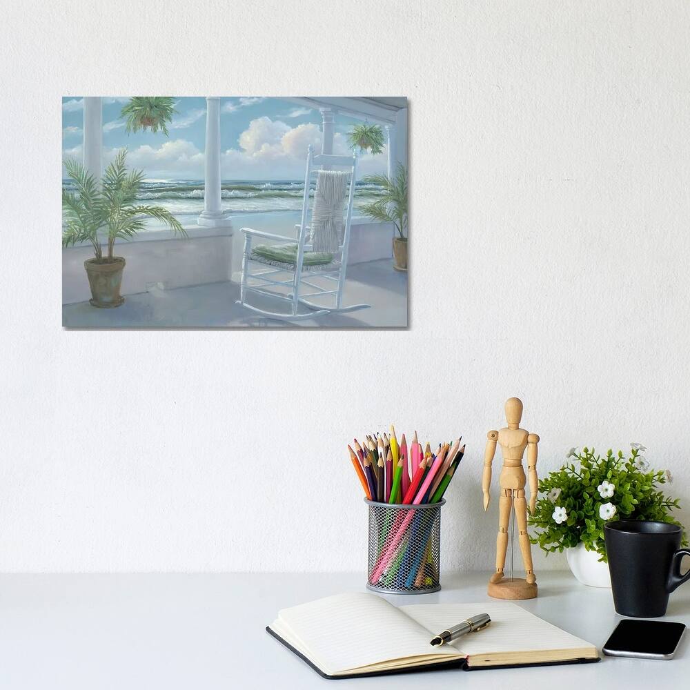 iCanvas "Coastal Porch I" by Georgia Janisse Canvas Print