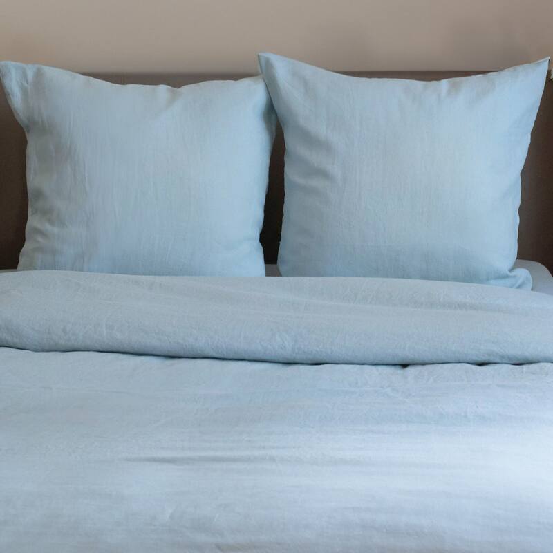 French Linen Pillow with Removable Sham by BOKSER HOME