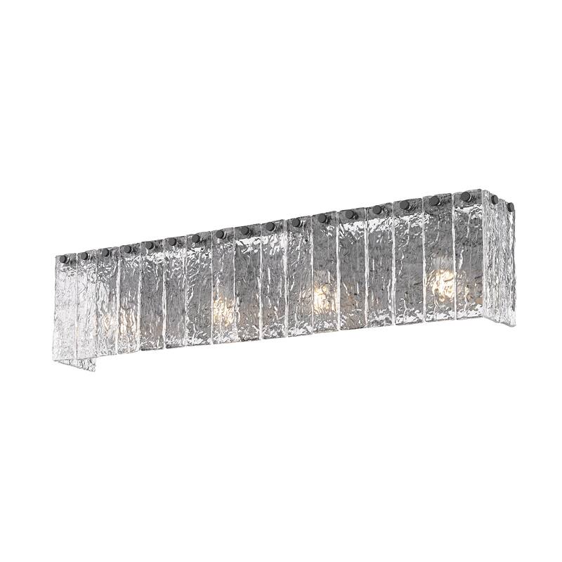 Z-Lite Glacier 4 Light Vanity - Matte Black