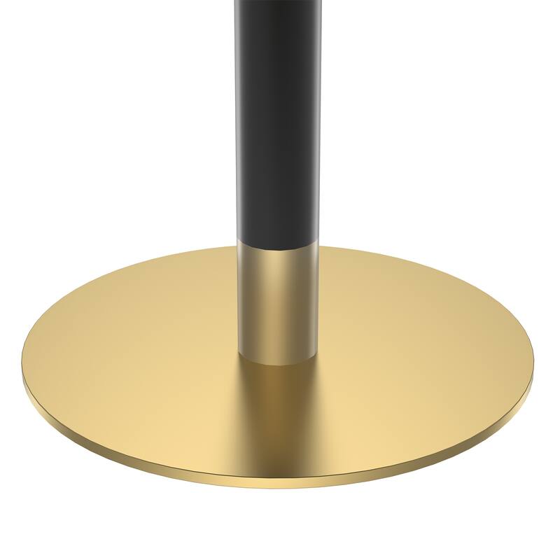 Square Modern Dinning Table 31.5 inches Bistro Table Tulip Table with Faux Marble top - Light Slate Grey