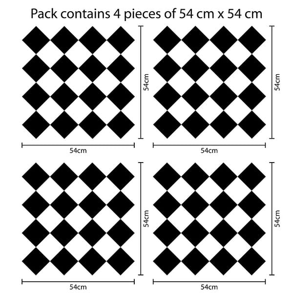 Walplus Diamonds Pattern Wall Sticker Peel and Stick Art Home Decor ...