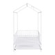 preview thumbnail 25 of 26, Kids and Baby House-Shaped Metal Twin Size House Bed with Fence and Trundle