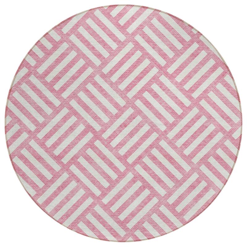 Machine Washable Indoor/ Outdoor Chantille Geo Modern Rug