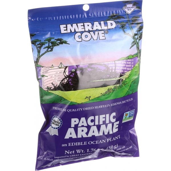 Emerald Cove Pacific Arame - Sea Vegetables - Silver Grade - 1.76 oz - Case of 6