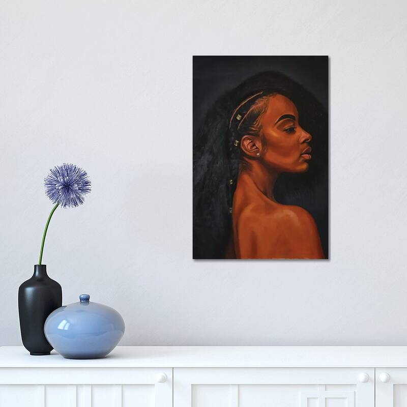 iCanvas "Black Pride" by Damola Ayegbayo Canvas Print - 18x12x1.5