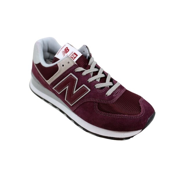 new balance 574 burgundy mens