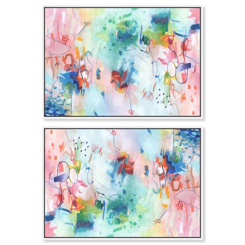 Crystalline Depths I Canvas by Art Remedy - 24" x 24" - Gold