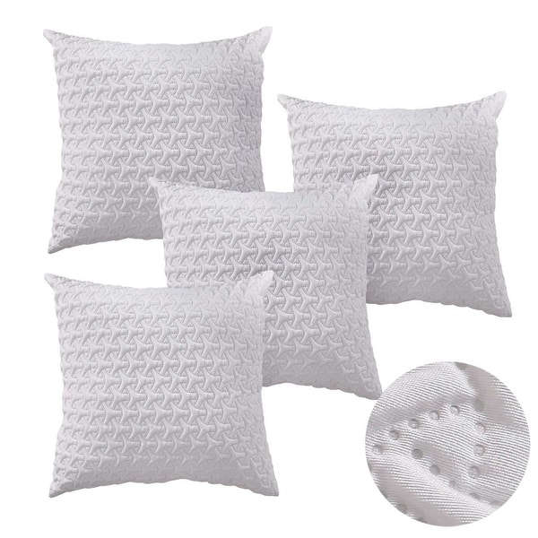 Decorative Triangle Embossed Pillow Case Microfiber Cushion Cover On Sale Overstock 23572350