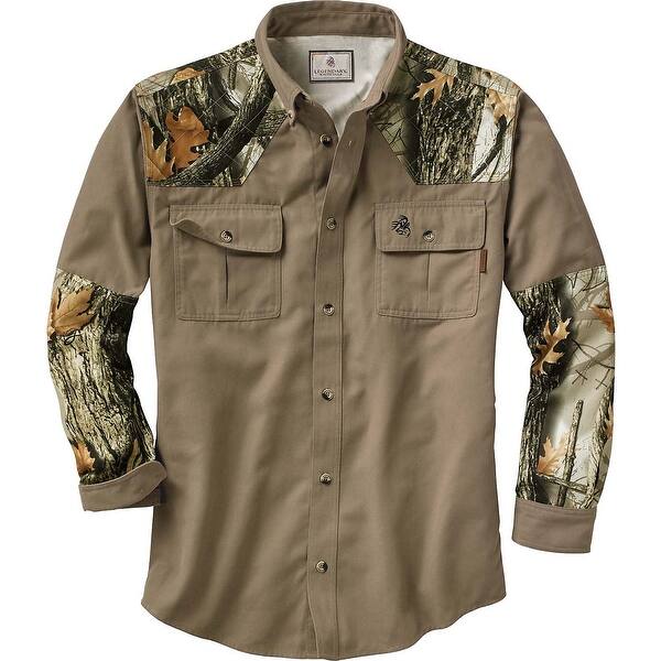 Shop Legendary Whitetails Men S God S Country Camo Button Down Camp Shirt Overstock 13467542
