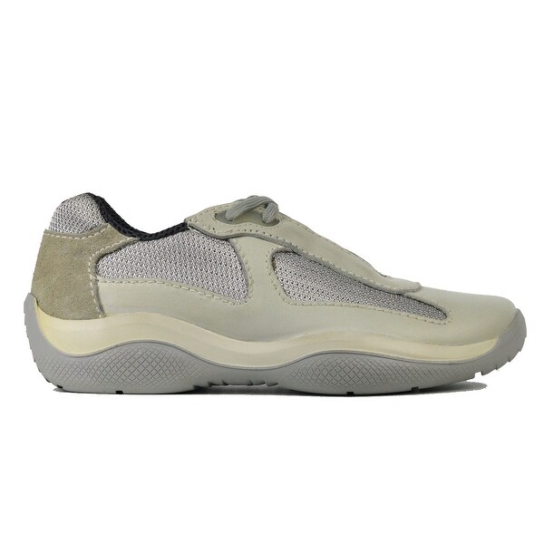 beige prada trainers