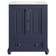 preview thumbnail 34 of 33, 24 Inch Solid Rubberwood Bathroom Vanity with Integrated Ceramic Sink & Soft-Close Hinges - 24"