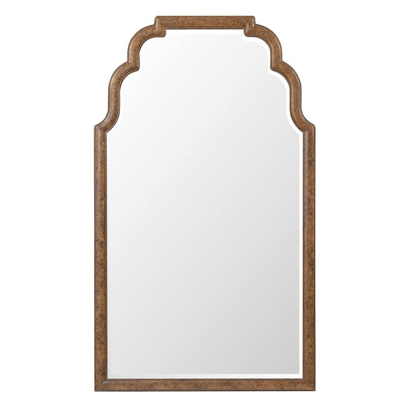 Hooker Furniture 6123-90006 Archives 28"W x 48"H Specialty Beveled - Mottled Amber - Mottled Amber