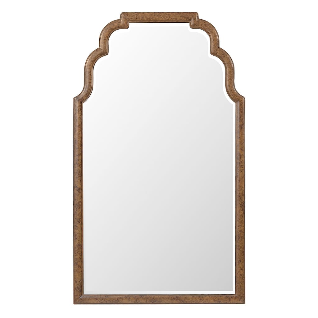 Hooker Furniture 6123-90006 Archives 28"W x 48"H Specialty Beveled - Mottled Amber