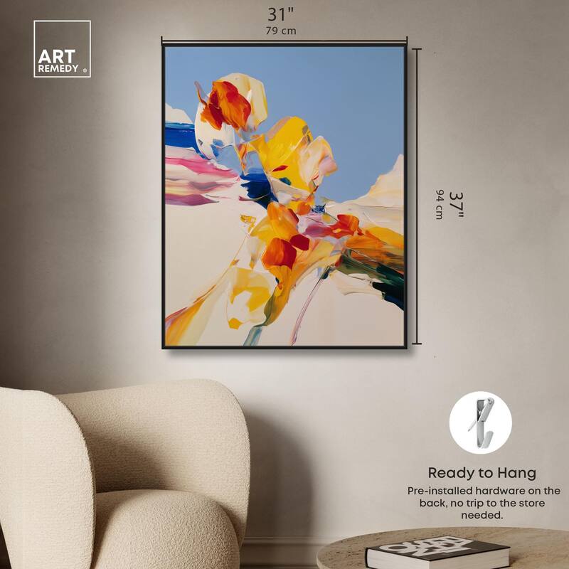 Flippant Bloom II Canvas by Art Remedy