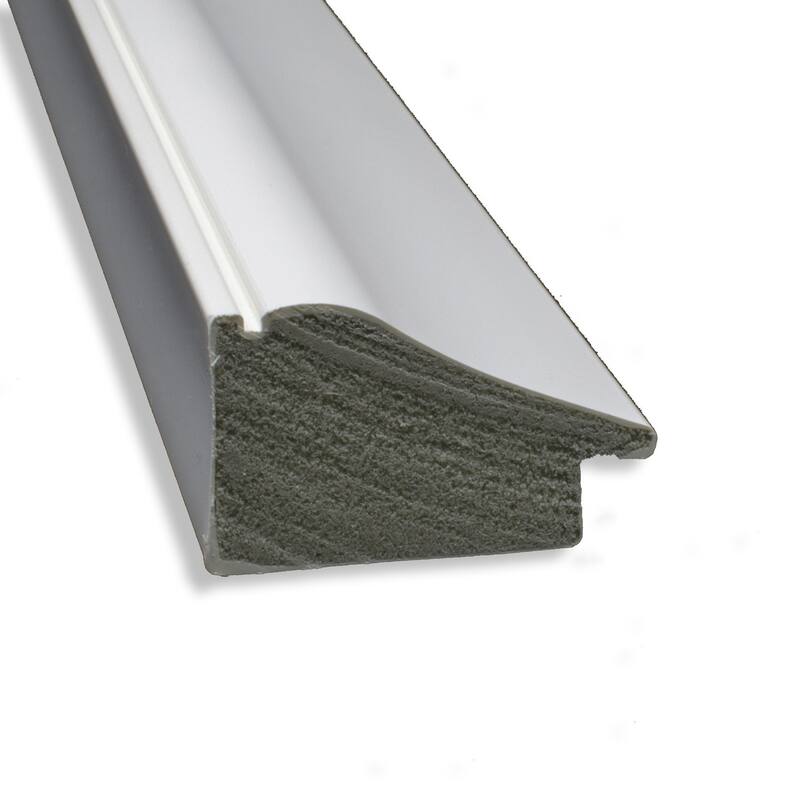 Vanity White Narrow Framed Grey Corkboard Bulletin Board