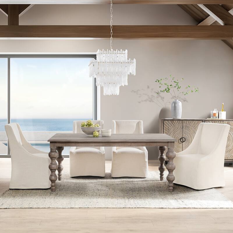 Bordeaux 72" Solid Pine Dining Table - 72Wx38Dx30H