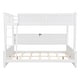 preview thumbnail 23 of 50, Wood Bunk Bed with Side Storage Compartment and 2 Built-in Charging Station & USB Port, Sturdy Wood Frame and Thickening Slats