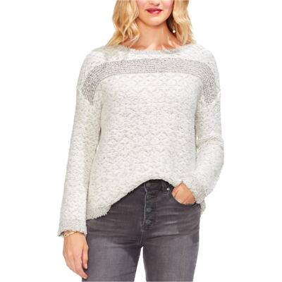 Vince Camuto Womens Long Sleeve Pullover Sweater,, White, Large