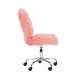 preview thumbnail 23 of 52, Clara Faux Fur Armless Office Chair