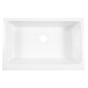 preview thumbnail 3 of 8, Grace Crisp White Fireclay 34-in Quick-Fit Farmhouse Undermount Single Bowl Kitchen Sink with Faucet Kit