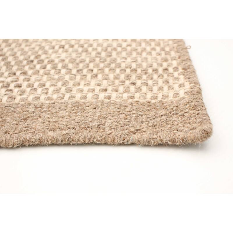 ECARPETGALLERY Hand Loomed Bungalow Wool Dhurrie