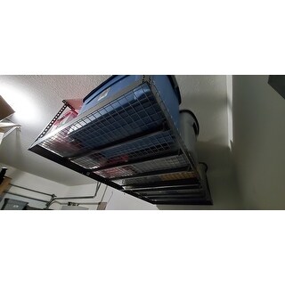 Shop Newage Products Adjustable Width Ceiling Storage Rack Ships