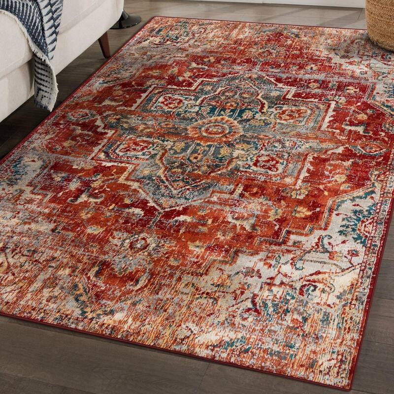 Luxe Weavers Traditional Vintage Oriental Area Rug