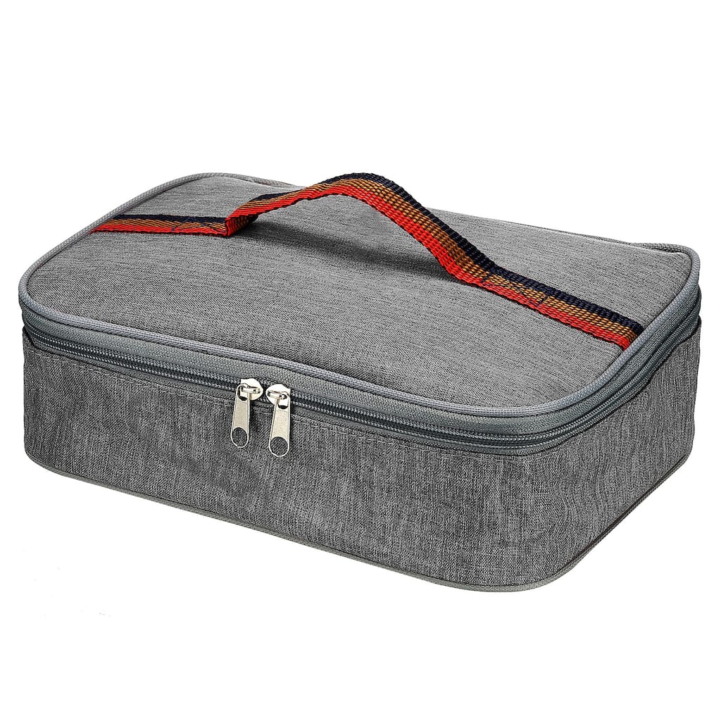 12"x9"x3" Insulated Lunch Bags Food Containers Bag Thermal Bento Bag