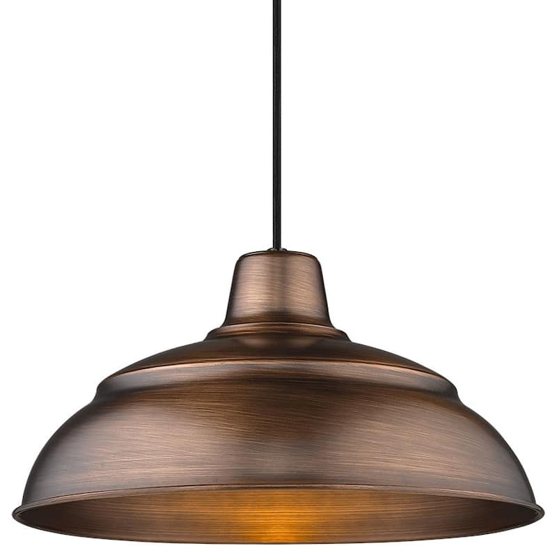 Millennium Lighting R Series Single Light 17" Wide Pendant - Natural Copper