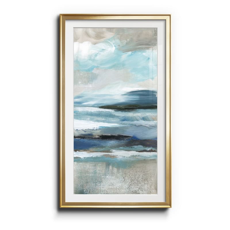 Distant Drama II Premium Framed Print - Ready to Hang - 30.5X42.5 - Gold