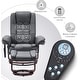 preview thumbnail 49 of 50, MCombo Set of 2 Swivel Recliner with Ottoman, Vibration Massage Lumbar Pillow