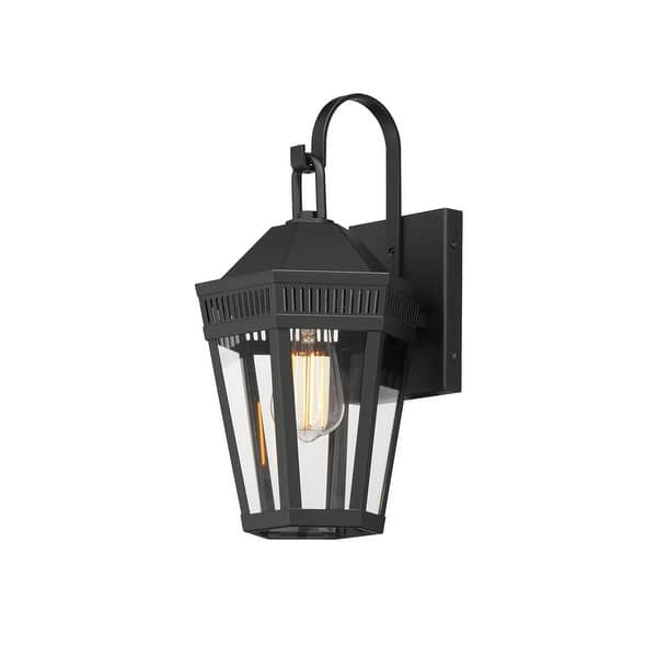 slide 2 of 4, Maxim 30591CL Oxford 14" Tall Outdoor Wall Sconce Black