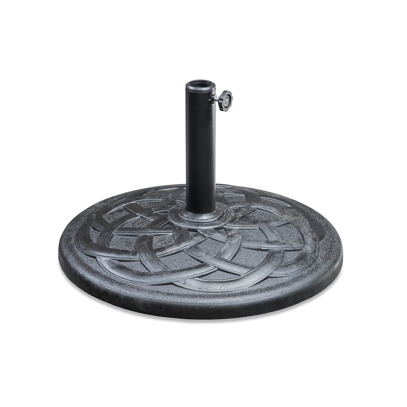 Furniture of America Bliss 9-foot Steel Round Crank Market Umbrella
