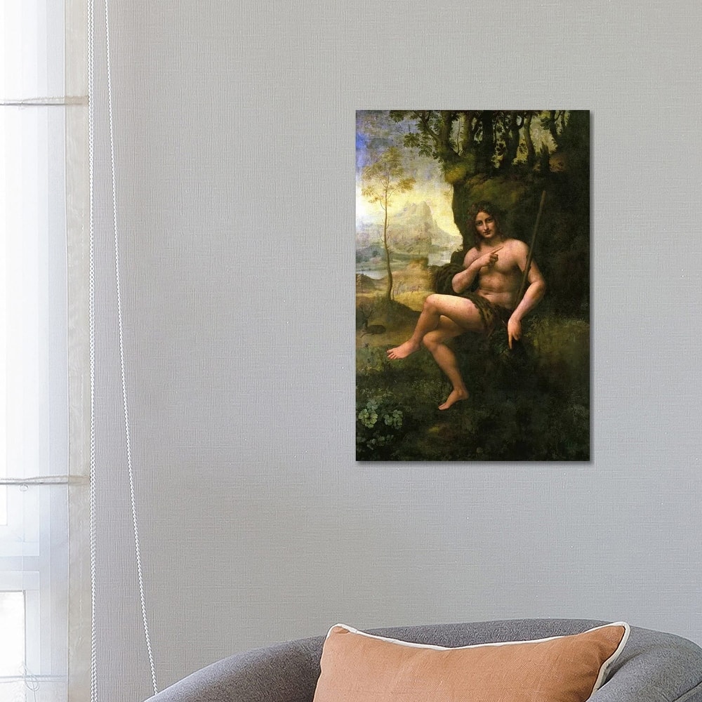 iCanvas "Bacchus, c.1695 " by Leonardo da Vinci Canvas Print