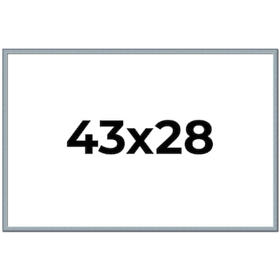 43x28 Frame Rustic Sky Blue Solid Wood Picture Frame | 0.75 Inch