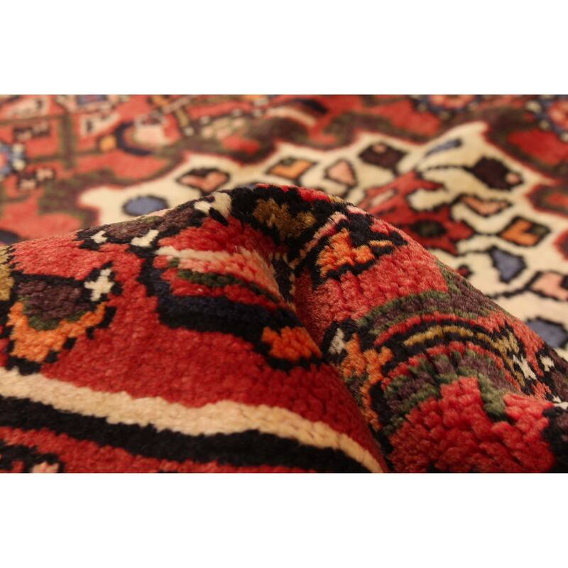 ECARPETGALLERY Hand-knotted Andelz Red Wool Rug - 3'11 x 5'4