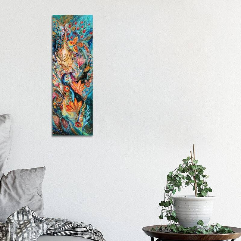 iCanvas "Under The Light Of Menorah" by Elena Kotliarker Canvas Print - 36x12x1.5