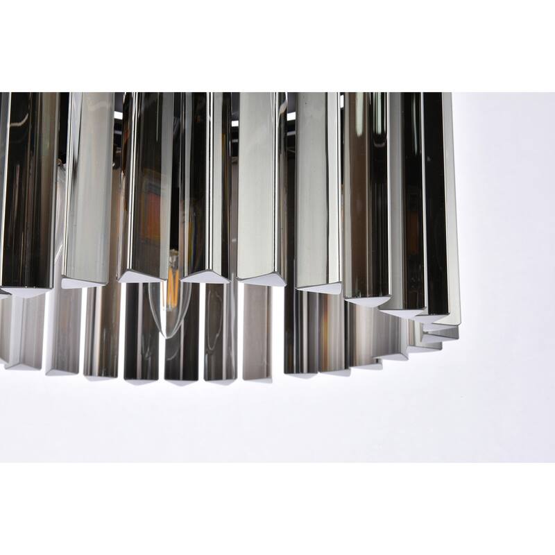 Royce Edge 3-Light Matte Black Pendant