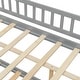 preview thumbnail 15 of 83, Montessori Bed House Bed with Trundle Bed and Headboard, Wood Daybed Platform Bed Frame No Box Spring Needed for Boys Girls