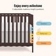 preview thumbnail 14 of 25, Dream On Me Synergy Wave 5-in-1 Convertible Crib , BSA & Greenguard Gold Certified, Converts from a Baby Crib to a Toddler Bed