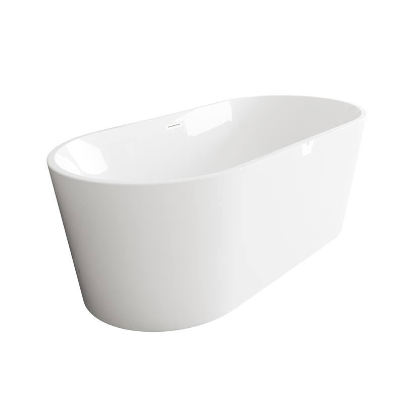 Melisande Bathtub in Glossy White