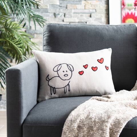 SAFAVIEH Puppy Love Decorative Pillow- Assorted