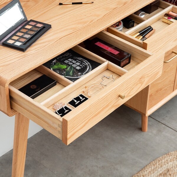 Oak top dressing table discount